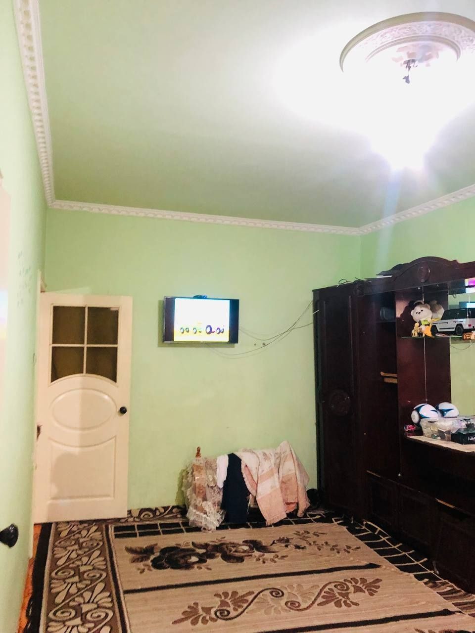 Зангиата тумани собик Мяскомбинат якинида  квартира сотилади