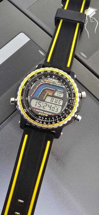 Ceas Casio Surfing Timer DW 402 ,rar si de colectie