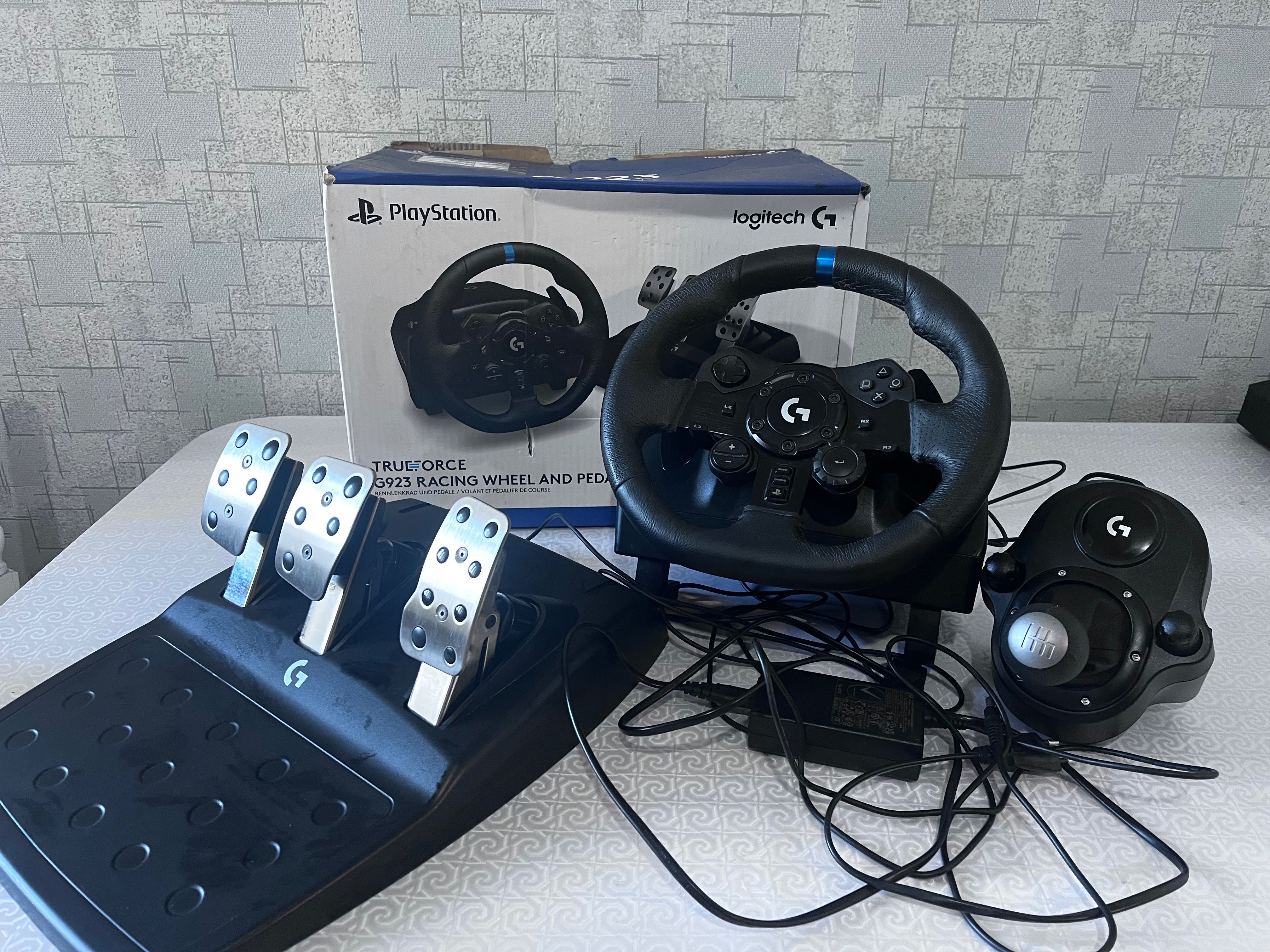 Игровой контроллер Logitech G923 + Driving Force Shifter