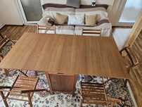 Set masa extensibila cu 6 scaune