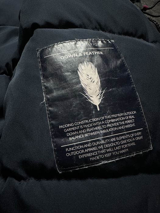 Jacheta geaca jacket parka Tommy Hilfiger cu blană cu puf