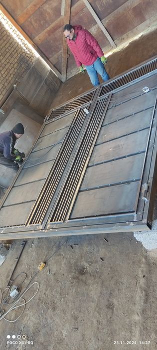 Temir darvoza naves perila panjaralar yasaymiz temir ishlari