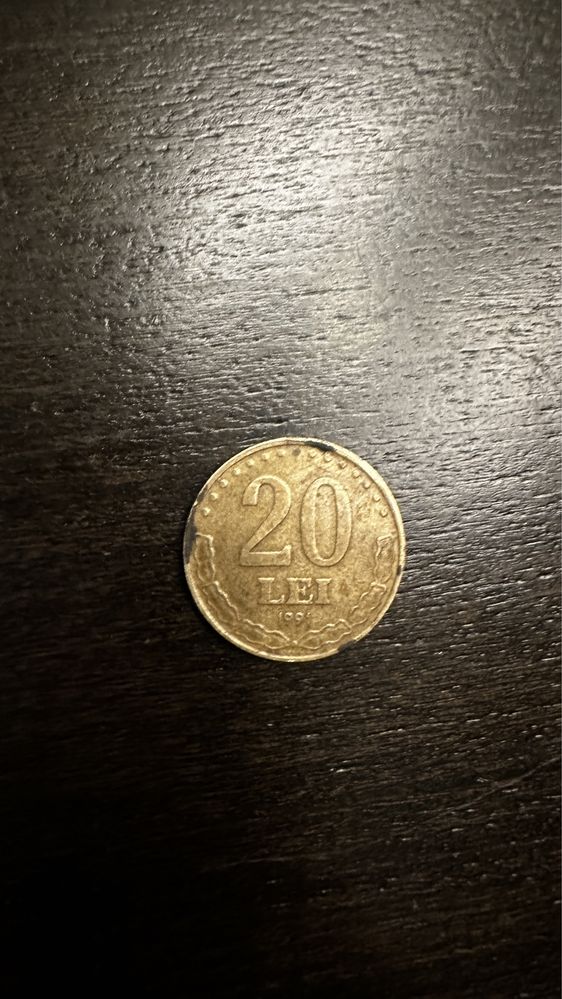 Moneda 20 lei din 1991