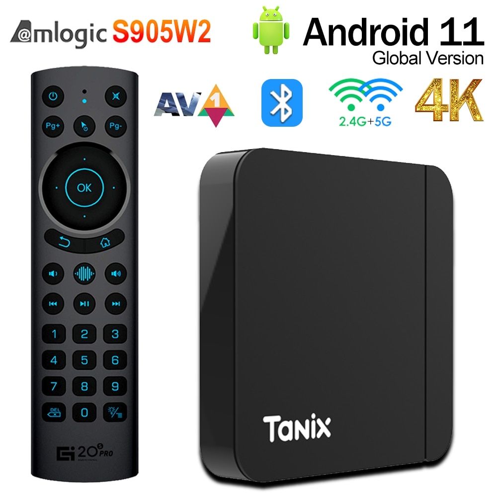 Тв бокс Tanix W2 a 2/16gb Android 11