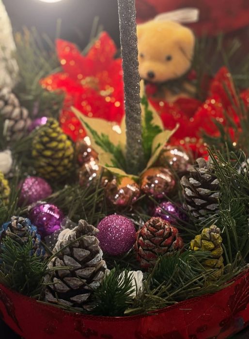 Piesă Decorativă Rotundă de Crăciun