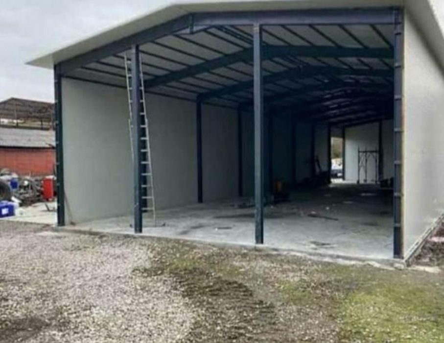 Vând hală metalică 8x9x4