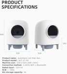 Litiera smart automata PETREE wifi inteligenta