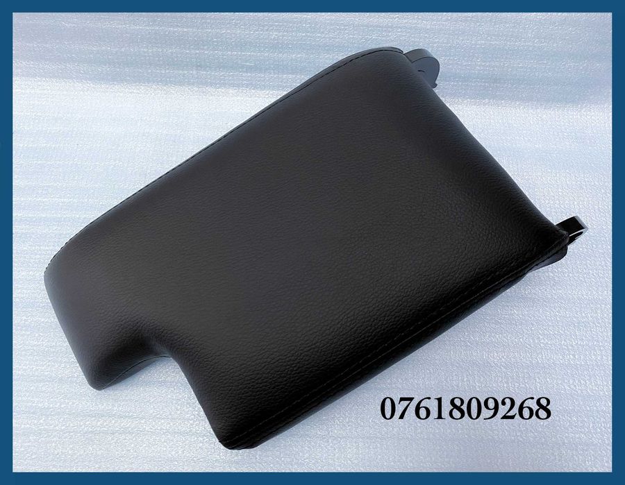Capac piele cotiera pentru BMW seria 3 E46 (1998-2005) - negru