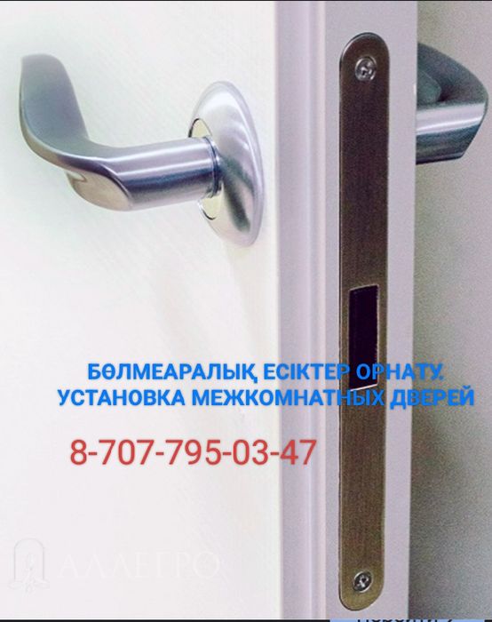 Установка межкомнатных дверей