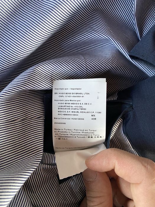 Costum suit hugo boss albastru navy