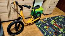 Bicicleta fara pedale Runride 900 12" galben copii 85-105 cm