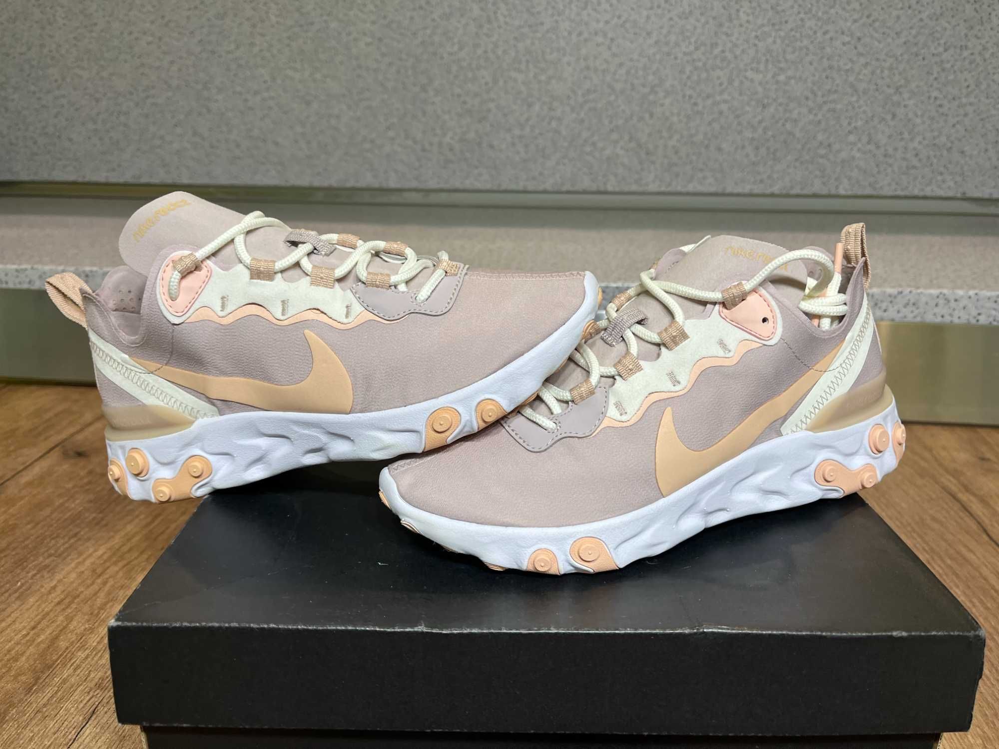 ОРИГИНАЛНИ *** Nike React Element 55 /Paltinum Violet/Shimmer