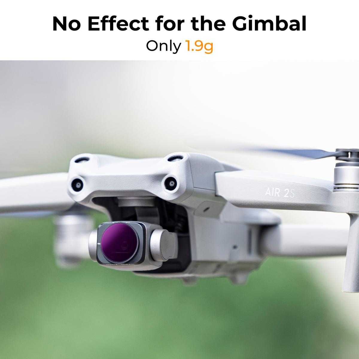 UV CPL ND VND Филтри K&F Concept за DJI Air 2S