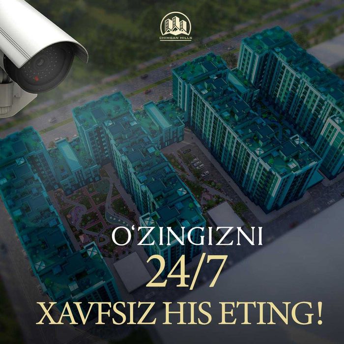 Продаётся 1-комнатная квартира в новостройке ЖК Чимган CHIMGAN HILLS!