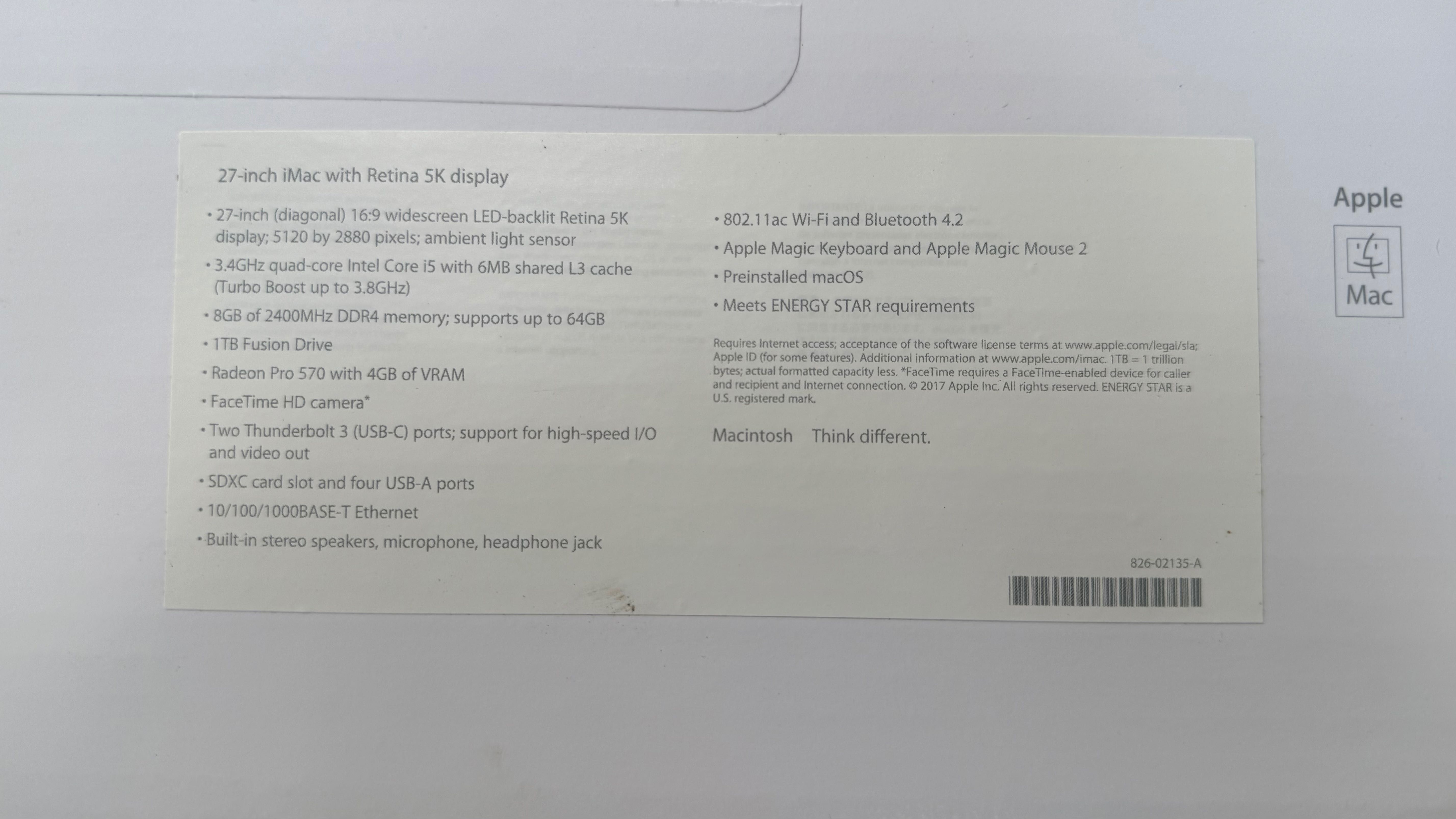 Продавам iMac 27” Retina 5K (2017) – перфектно състояние!