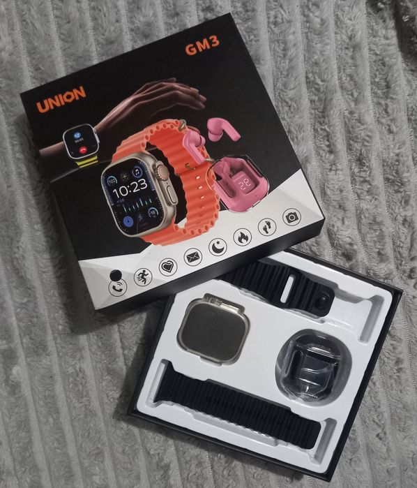 Смарт часы с наушниками