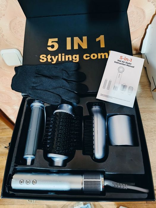 Фен-стайлер TOMMILI Pro 5 для укладки и сушки
Красивый дизайн,