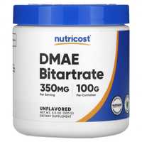 DMAE Bitartrate, 100 гр., 350мг. в 1 порции (когнитивность, сон, кожа)