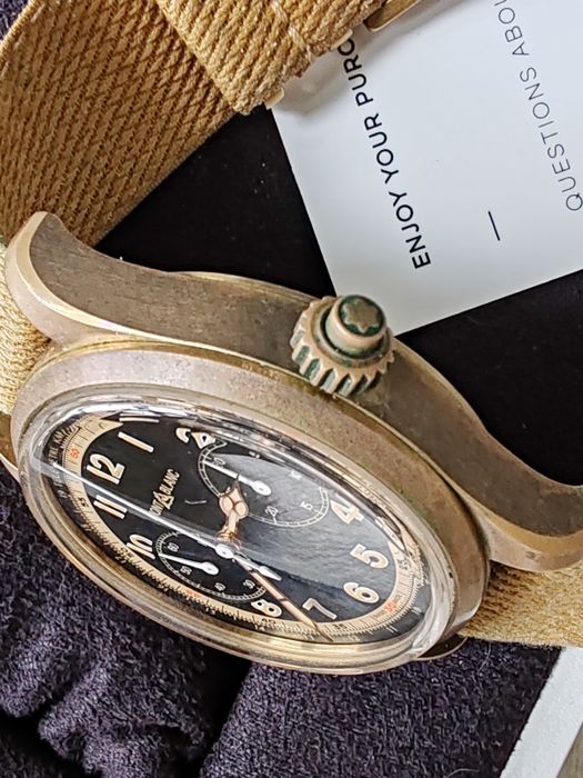 Ceas Montblanc 1858 Bronze Automatic Chronograph Acte-Cutie!