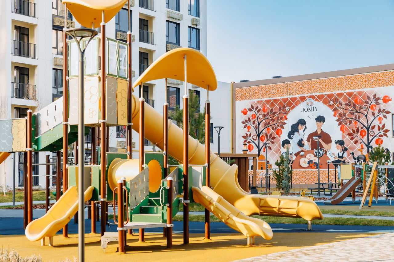 ЖК NRG JOMIY 1-К комнатная 43.34 м² на Улице Уста Ширин