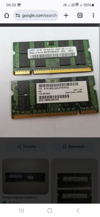 rami ddr 3 si ddr 2 laptop
