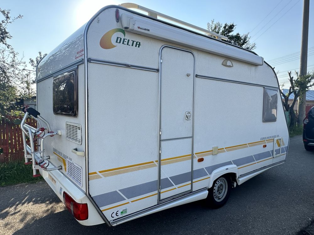 Rulota Chateau Delta Euolinea 3900FB,an 2005,4 pers,mover,fransbed,dus
