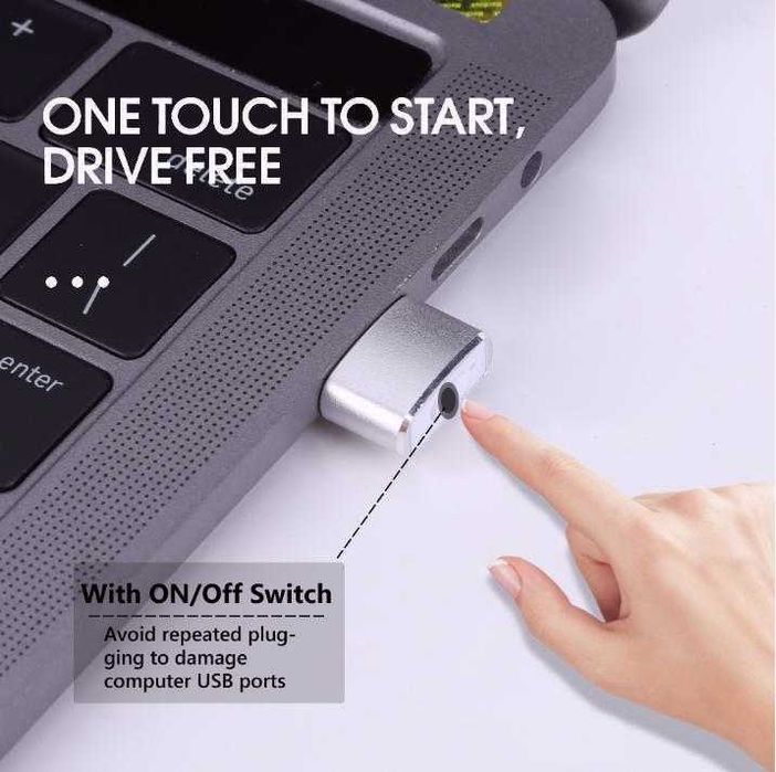 Гейминг Симулатор Фалшива Мишка 3 Режима Air Drive Mouse Jiggler Moji