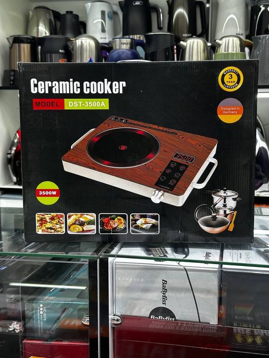 Сенсорная электрическая плита Ceramic cooker, 3500W, стеклян