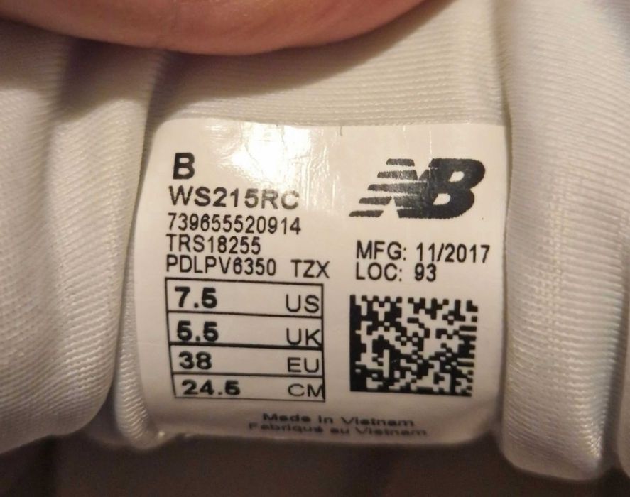 Adidași New Balance mărimea 38