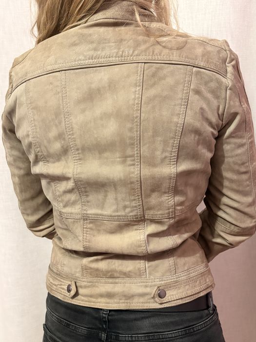 Яке Only естествена кожа