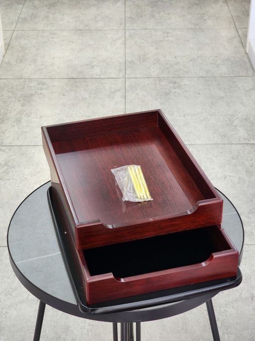 Набор офисных аксессуаров из дерева 8PCS (премиум-класс)