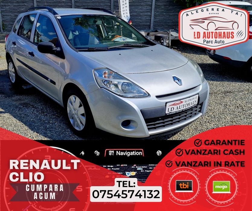 Renault Clio 1.2 benzină Parc Auto Rate sau Cash