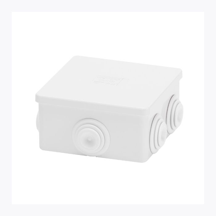Коробка монтажная распределительная 6 вводов IP44 размер 80 x 80 x 40