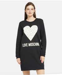 Love Moschino оригинална рокля черна