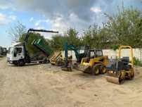 Inchiriez Miniexcavator Bobcat Cilindru compactor Transport agregate