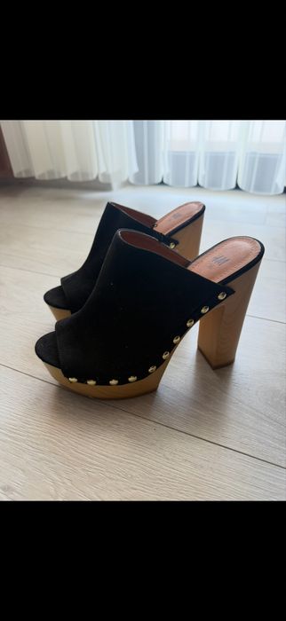 H&M чехли на висок ток