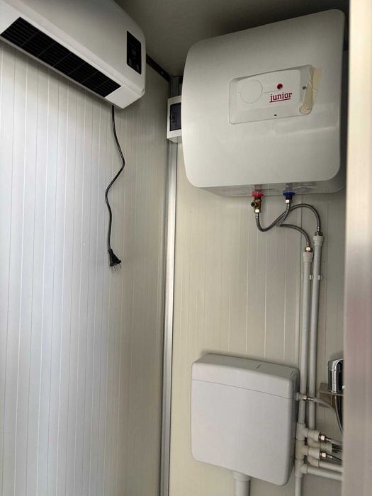 Toaletă Ecologică Racordabilă Helsinki Double PLUS-DUȘ + WC, Apă Caldă