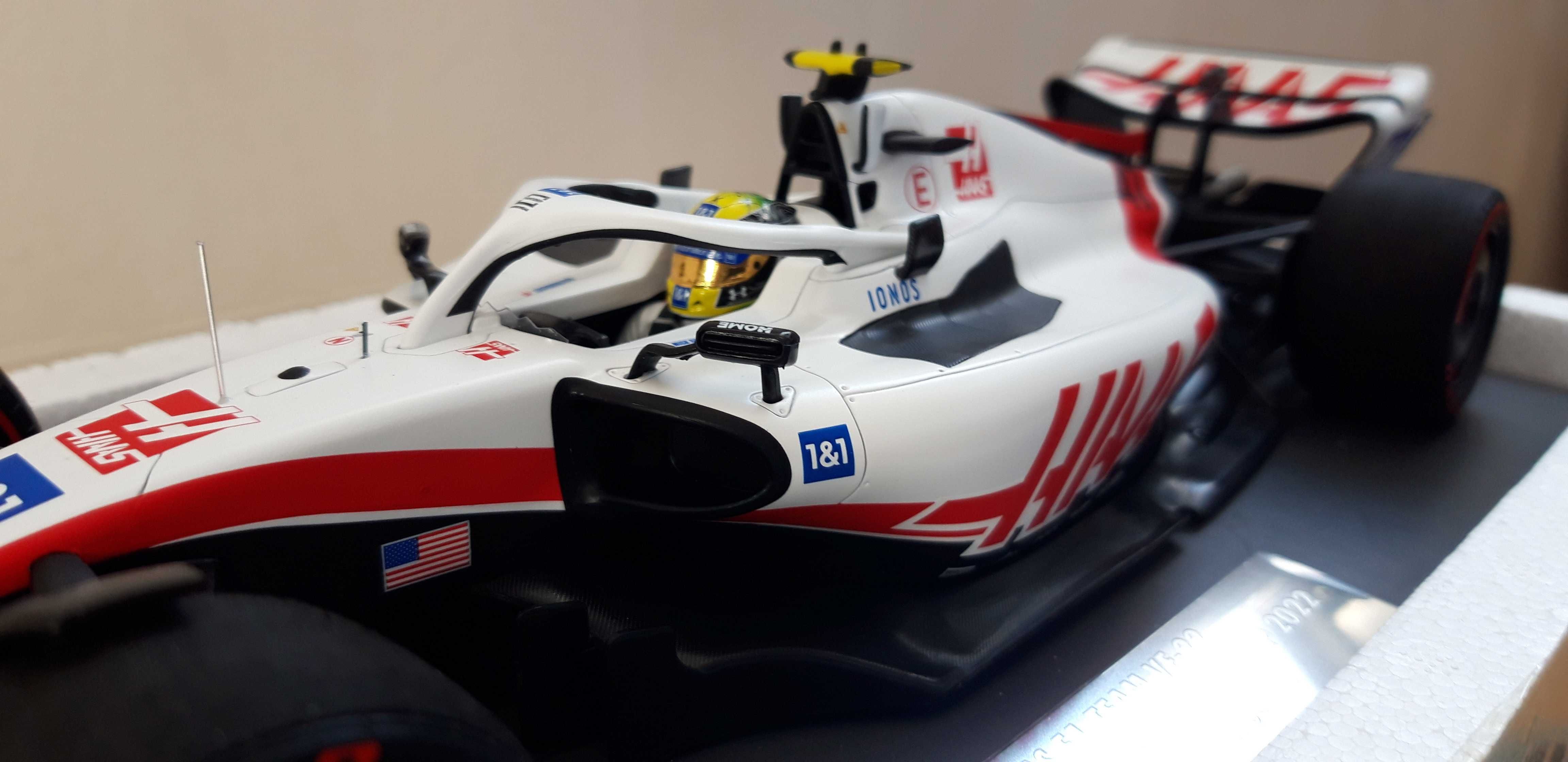 Minichamps 1,18 HAAS VF 22 F 1 KEVIN Magnussen GP 2022 Bahrain