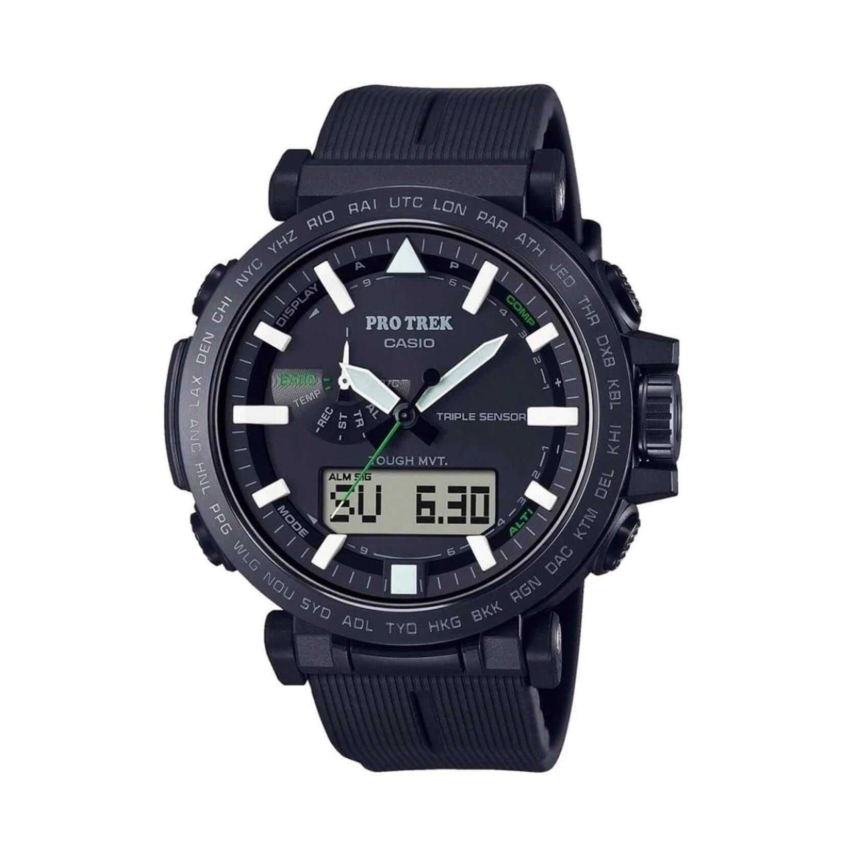 Мъжки часовници Casio Pro Trek - издръжливост - качество - компас