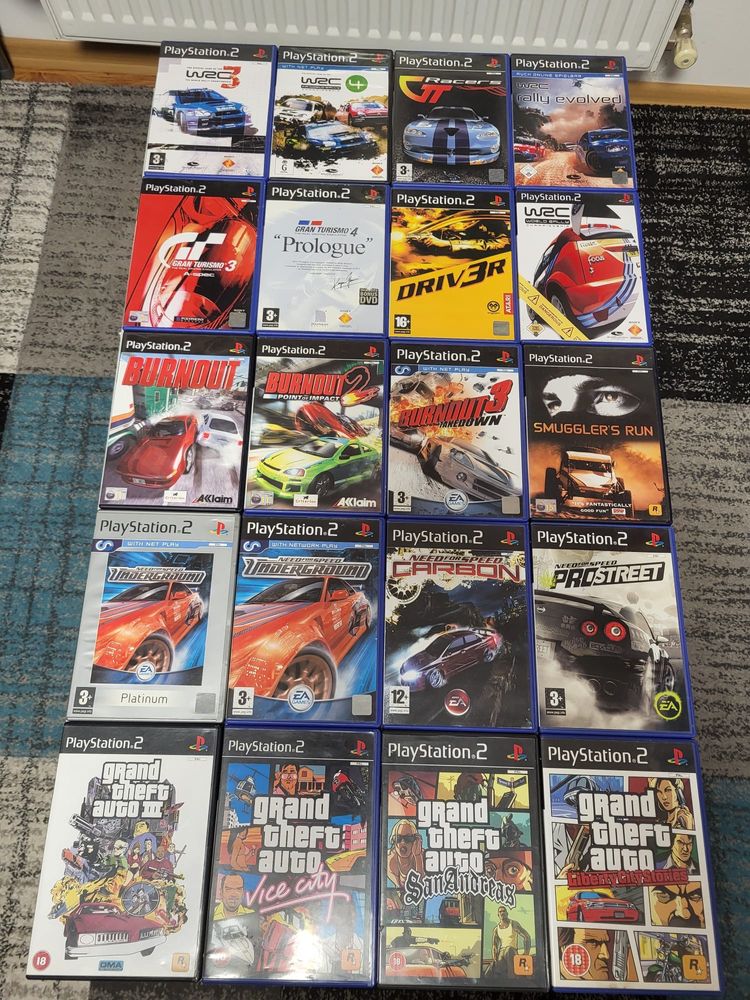 Gta,Nfs,Crash Bandicoot,Fifa. Harry Potter. Lego. PLAYSTATION  2