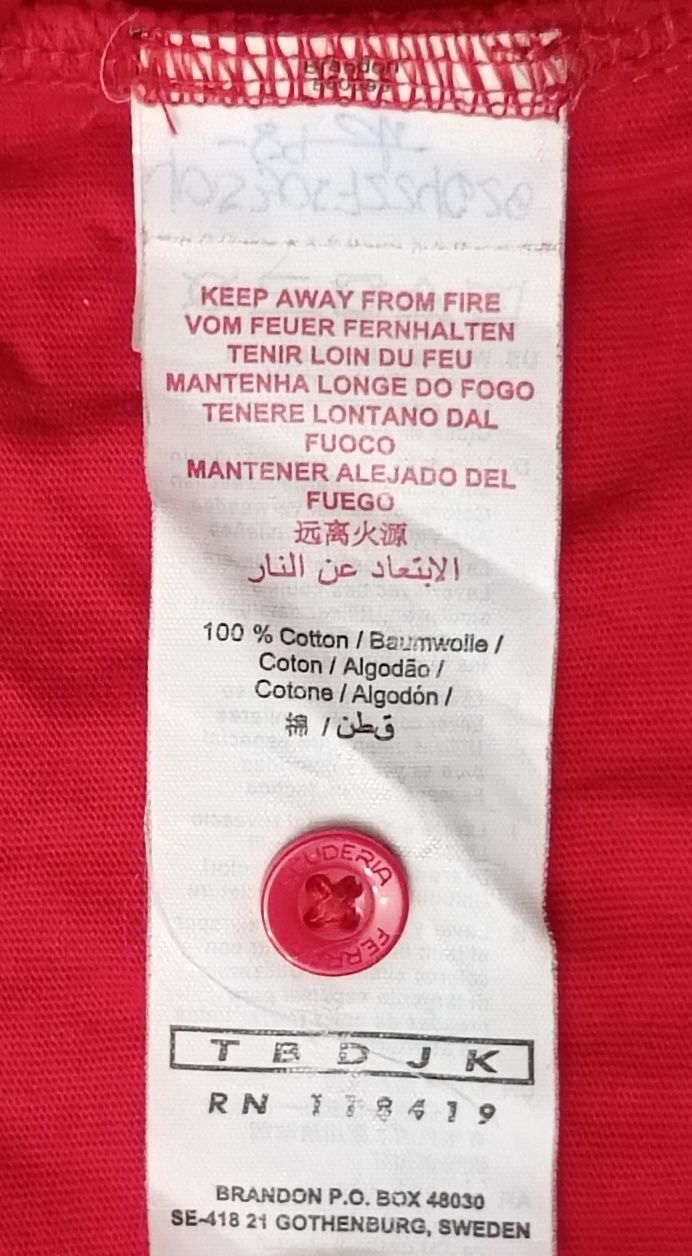 Scuderia Ferrari F. Alonso F1 Polo Shirt оригинална тениска XL Ферари