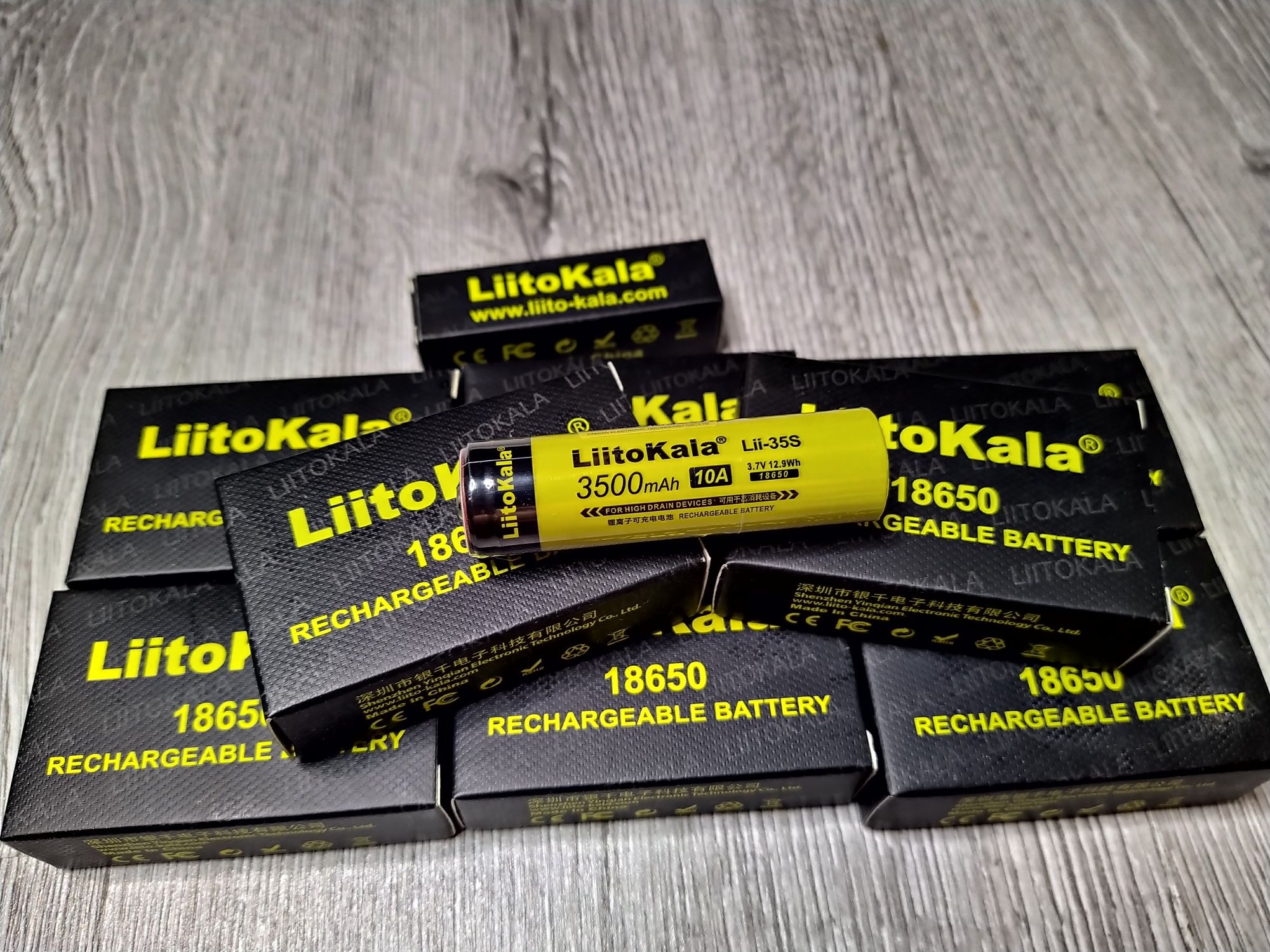 Acumulator Premium LiitoKala Lii-35S 18650 3.7V 3500mAh HighDrain 10A