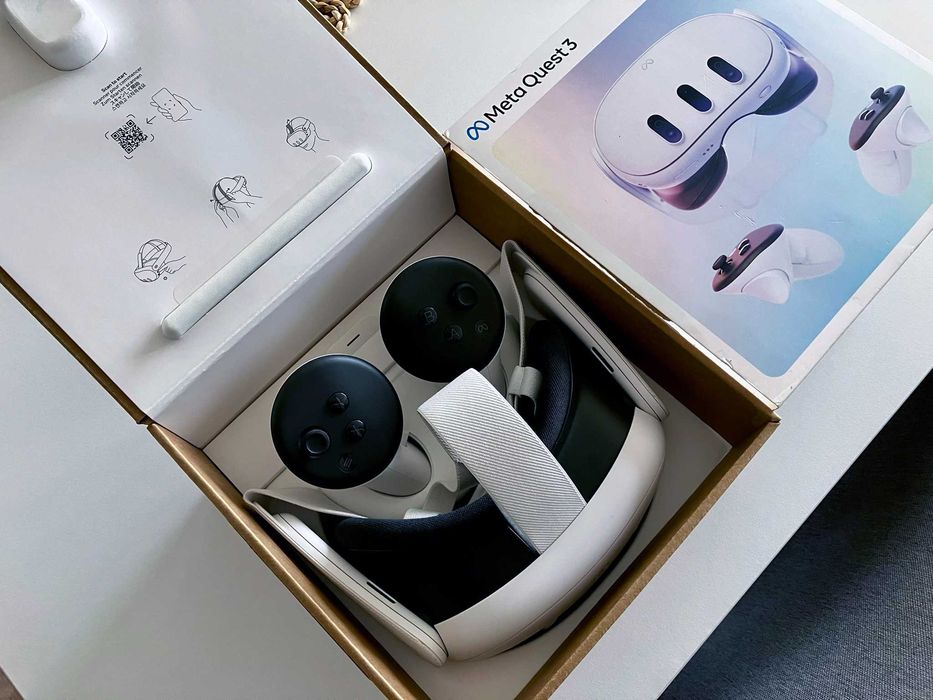 Очила за виртуална реалност - Meta Quest 3 - 512 GB - в гаранция!