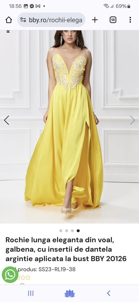 Rochie bby mas 36-S