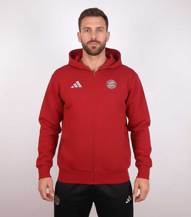 Adidas FC Bayern Munchen Anthem - Оригинално мъжко горнище размер L