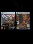 UFC5 and W2K24 Playstation 5