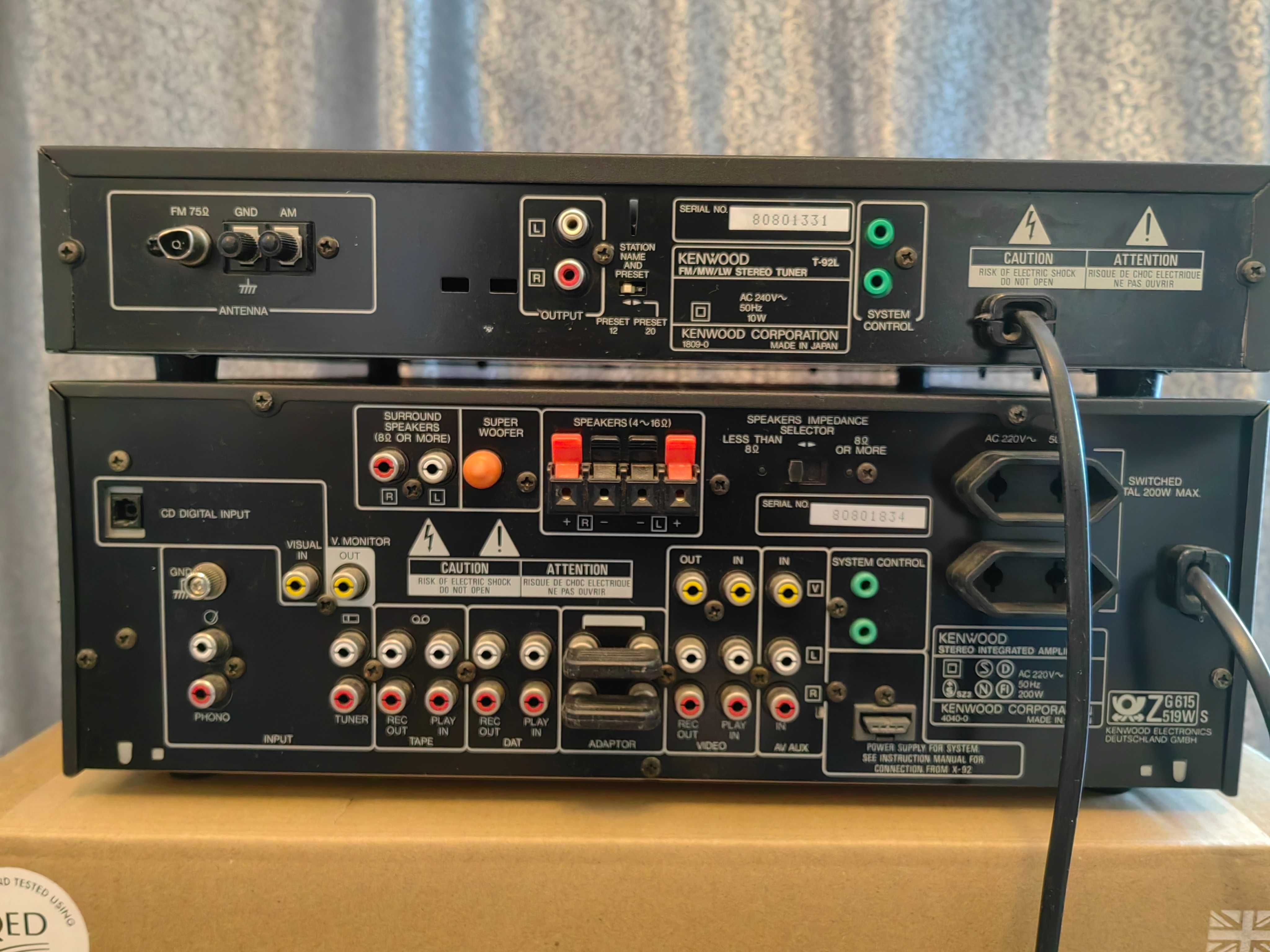 Amplificator+Tuner FM/AM Kenwood A-92