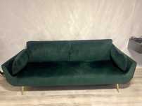 Canapea extensibila verde 3 locuri