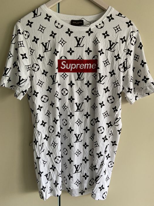 Tricou Supreme cu Louis Vuitton