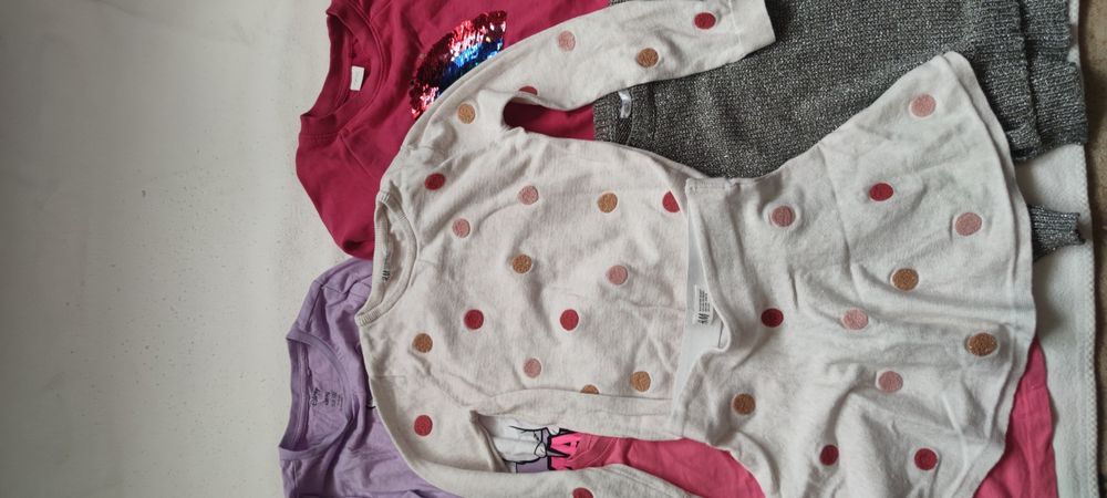 lot bluze pantaloni, măr  110-116